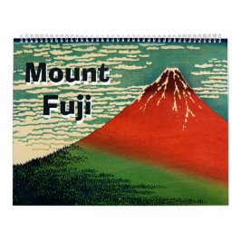 12 Monate Mount Fuji Kalender