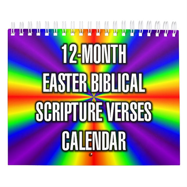 12-Monate Ostern Bibelverse Kalender (Titelbild)