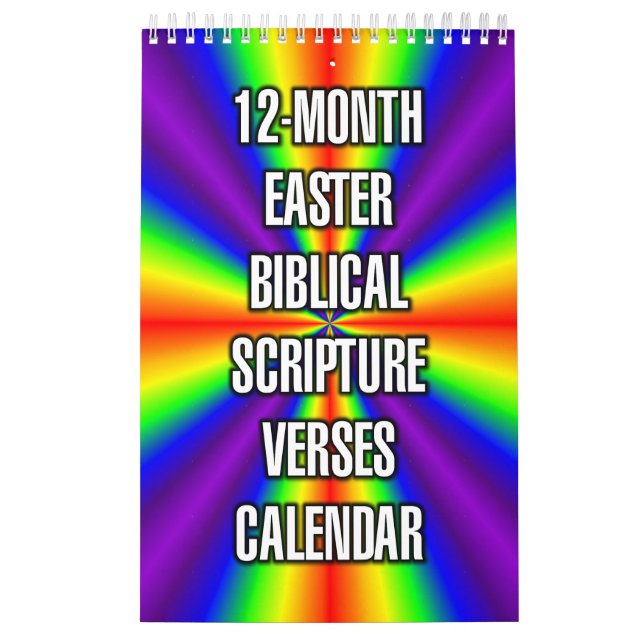 12-Monate Ostern Bibelverse Kalender (Titelbild)