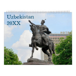 12 Monate Reise nach Usbekistan Kalender