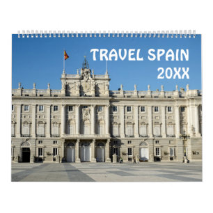 12 Monate Reise Spanien Kalender
