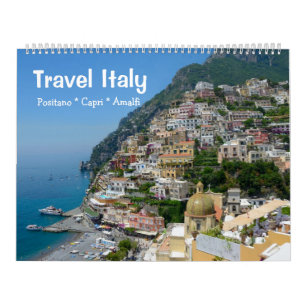 12 Monate Reisen Italien Kalender