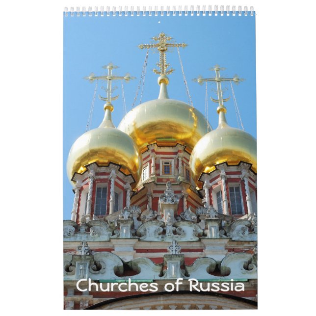 12 Monate Reisen nach Russland: Kirchen Kalender (Titelbild)