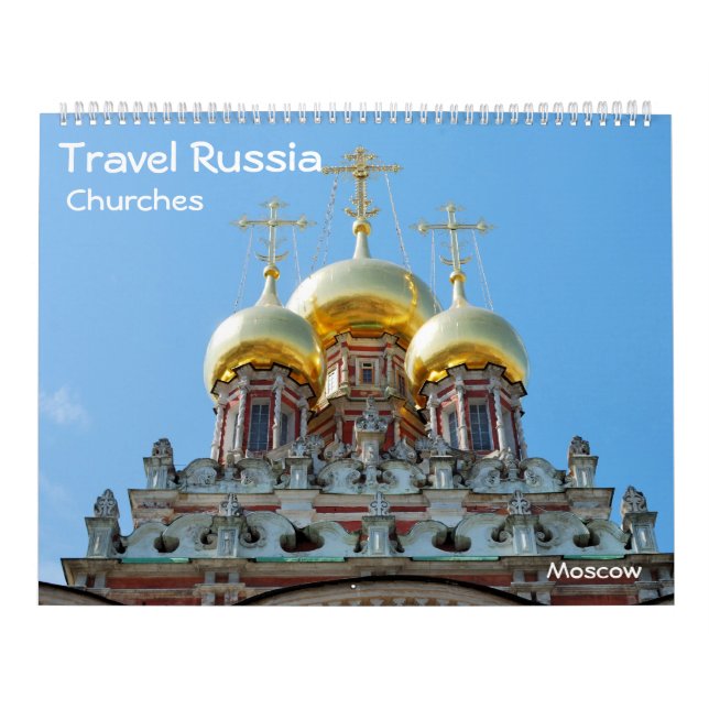 12 Monate Reisen nach Russland: Kirchen Kalender (Titelbild)