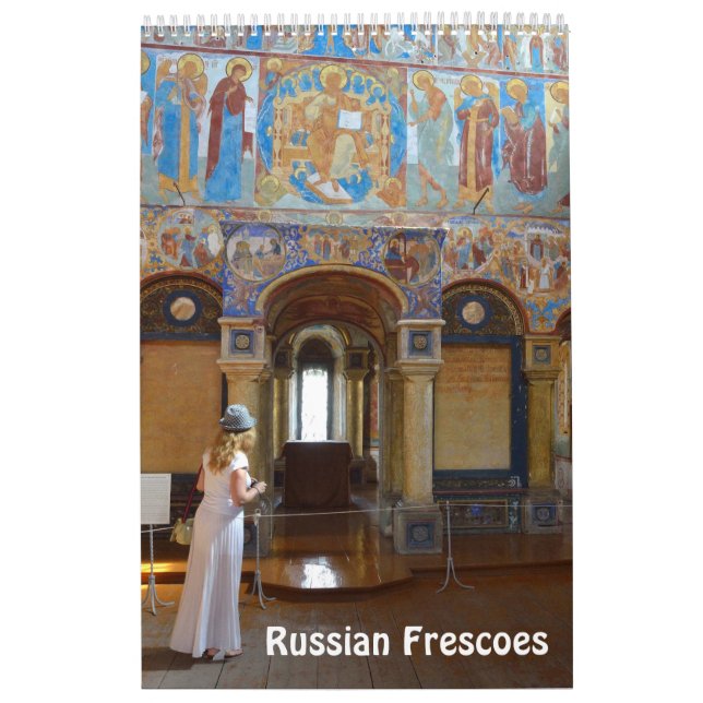 12 Monate Russische Fresken Foto Kalender (Titelbild)