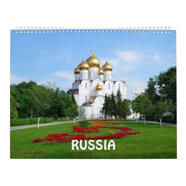12 Monate Russland Foto Kalender (Titelbild)
