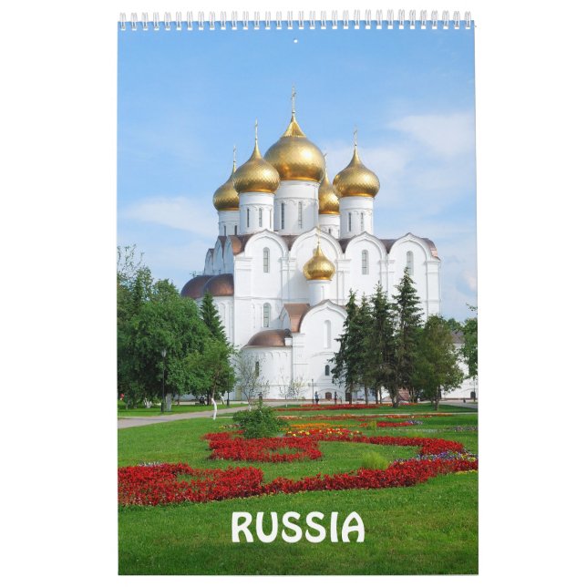 12 Monate Russland Foto Kalender (Titelbild)
