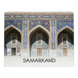 12 Monate Samarkand, Usbekistan Kalender