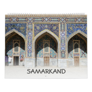 12 Monate Samarkand, Usbekistan Kalender