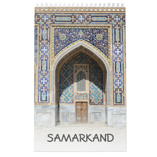 12 Monate Samarkand, Usbekistan Kalender (Titelbild)