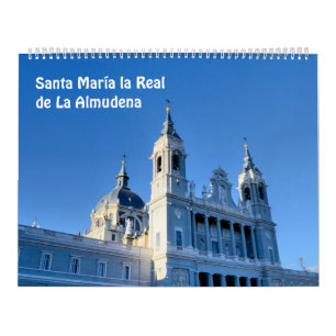 12 Monate Santa Maria la Real de La Almudena Kalender