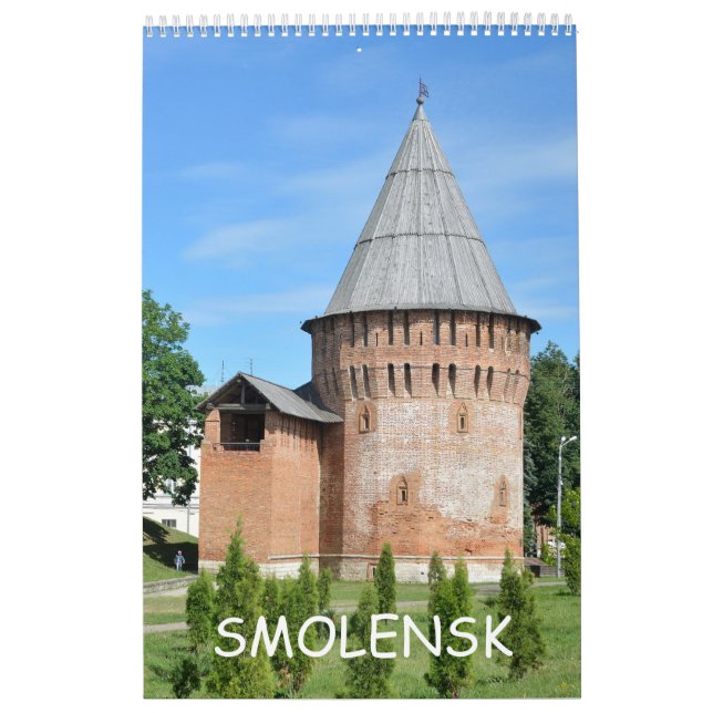 12 Monate Smolensk, Russland Kalender (Titelbild)