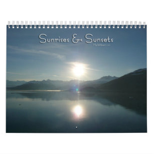 12 Monate Sonnenaufgänge und Sonnenuntergänge, 1.  Kalender