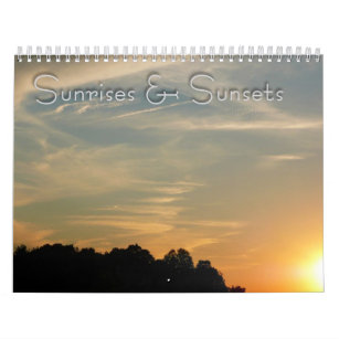 12 Monate Sonnenaufgänge und Sonnenuntergänge, 2.  Kalender