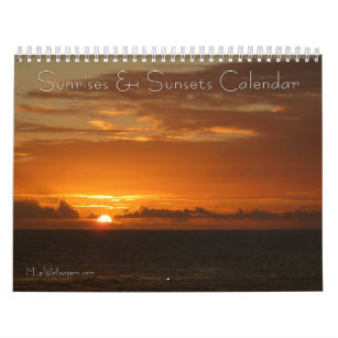 12 Monate Sonnenaufgänge und Sonnenuntergänge, 3.  Kalender