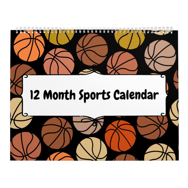 12 Monate Sportkalender Kalender (Titelbild)