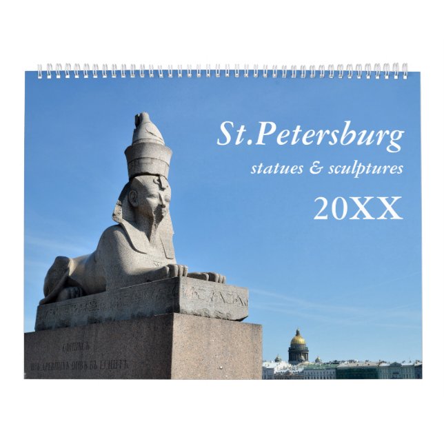 12 Monate St. Petersburg Kalender (Titelbild)