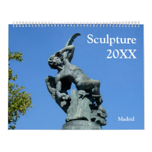 12 Monate Statuen & Skulpturen Kalender