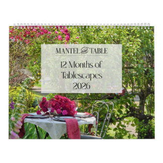 12 Monate Tablescapes Kalender 2026