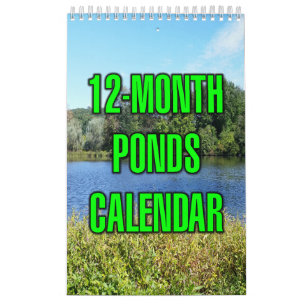 12-Monate-Teiche Kalender