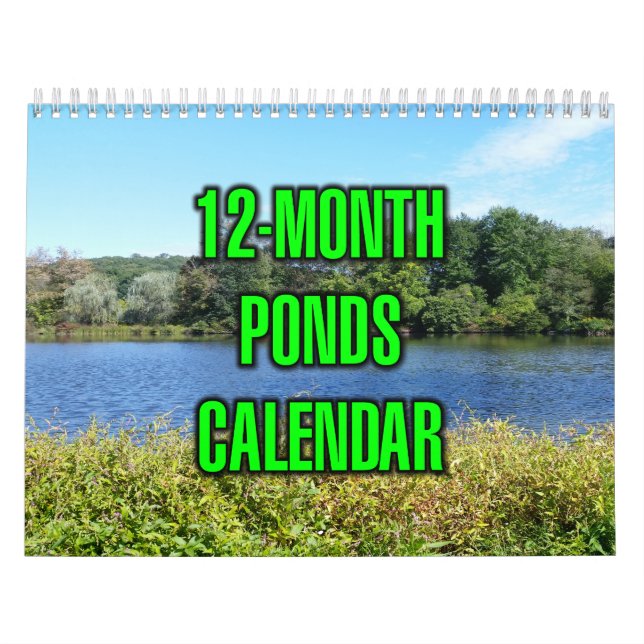 12-Monate-Teiche Kalender (Titelbild)