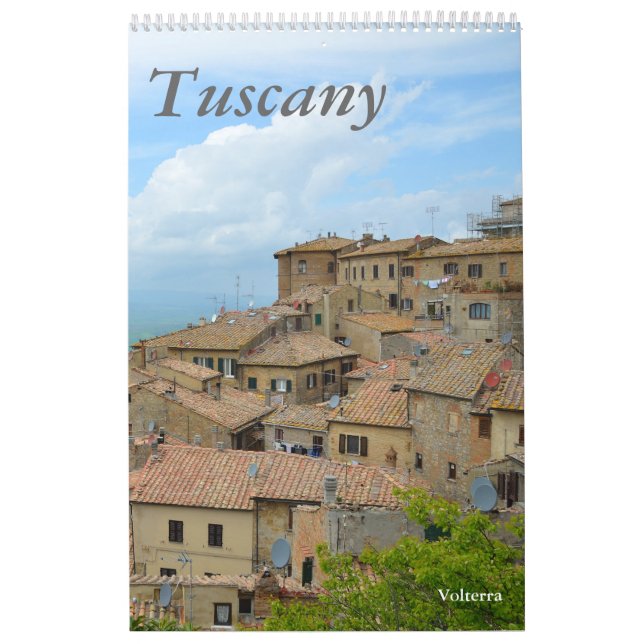 12 Monate Toskana, Italien Foto Kalender (Titelbild)