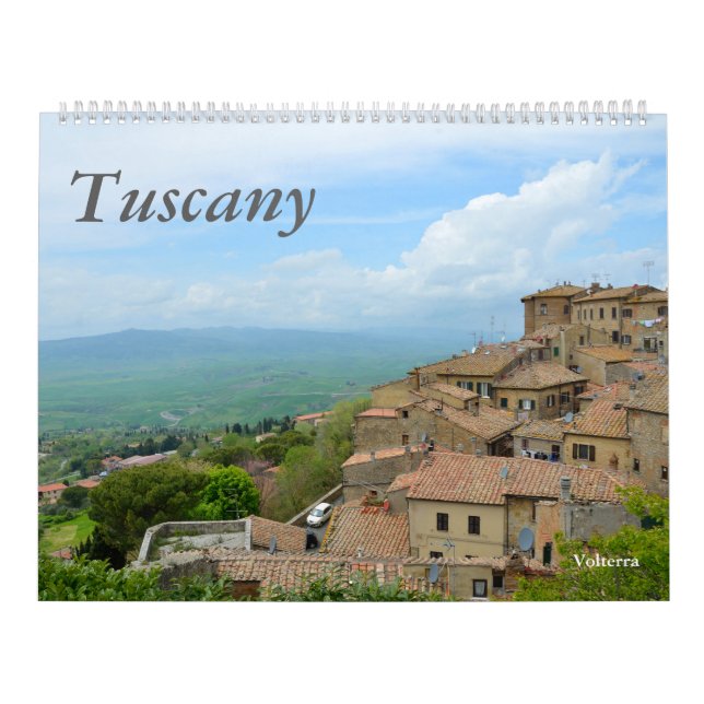 12 Monate Toskana, Italien Foto Kalender (Titelbild)