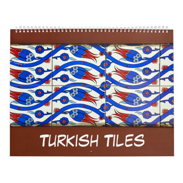 12 Monate türkischer Tiles Kalender (Titelbild)