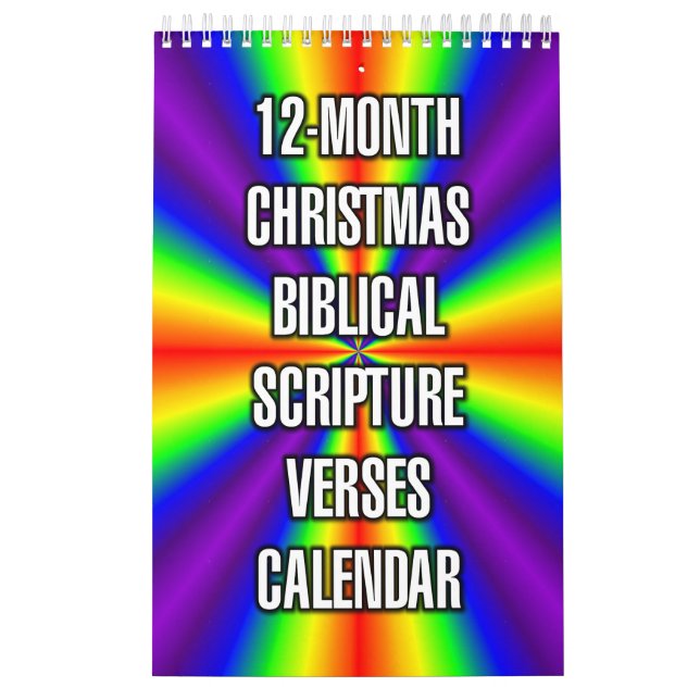 12-Monate Weihnachten Bibelverse Kalender (Titelbild)