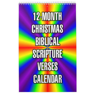 12-Monate Weihnachten Biblische Schriftverse Kalender