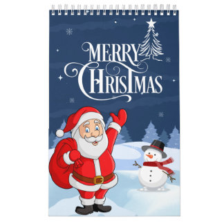 12 Monate Weihnachts Spaß Bundle Wall Kalender