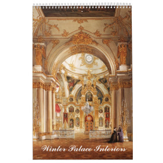 12 Monate Winterpalast Kalender