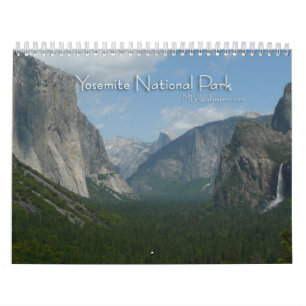 12 Monate Yosemite Nationalparkkalender Kalender
