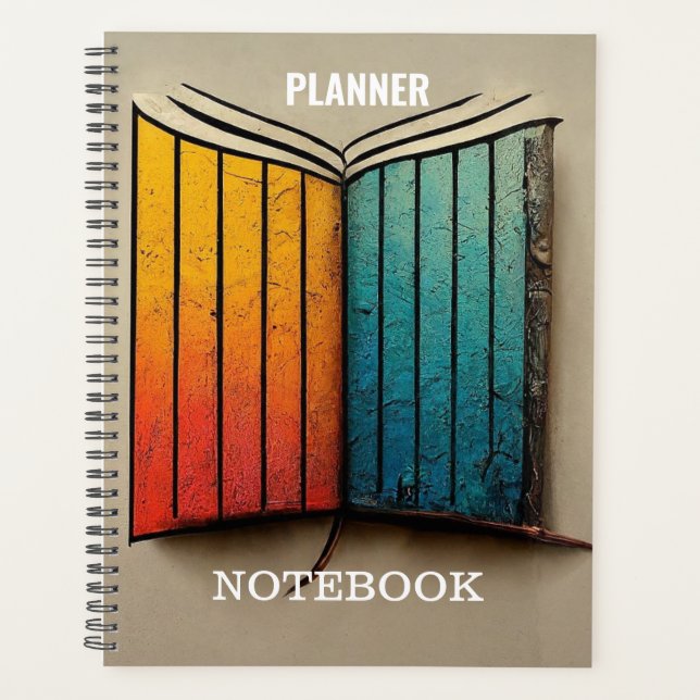 12-monatig sonnig Inspiriert Planer (Vorderseite)