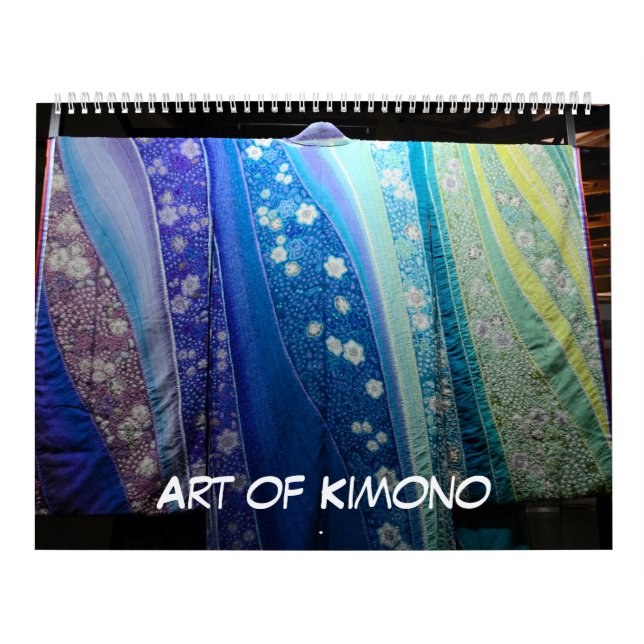 12-monatige Kunst des Kimonos Kalender (Titelbild)