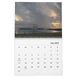 12-monatiger Kalender - Der Blick auf das Wasser