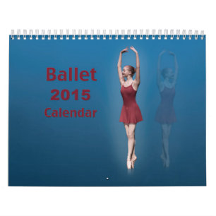12-monatiger Kalender des Ballett-2015