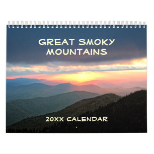 12-monatiger Kalender Great Smoky Mountains