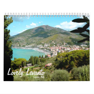 12-monatiges reizendes Levanto, Italien-Kalender Kalender