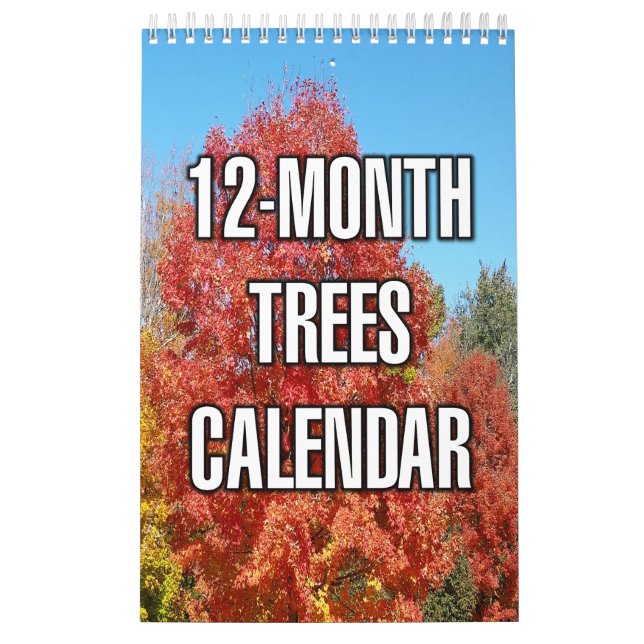 12-Monats-Bäume Kalender (Titelbild)