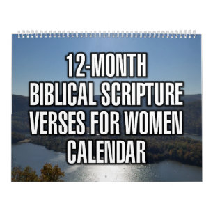 12-Monats-Bibel-Schriftverse für Frauen Kalender