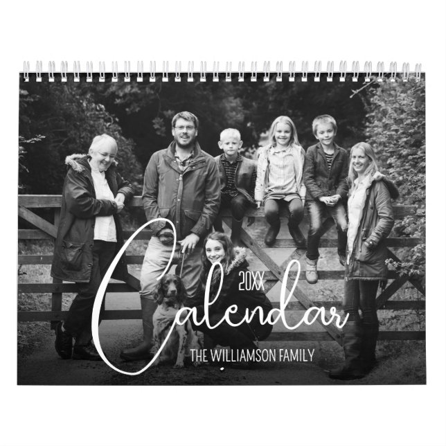 12-Monats-Familien-Foto Kalender (Titelbild)