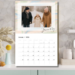12-Monats-Fotokalender – Geschenk für Großeltern Kalender