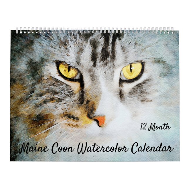 12 Monats-niedliche Kalender (Titelbild)