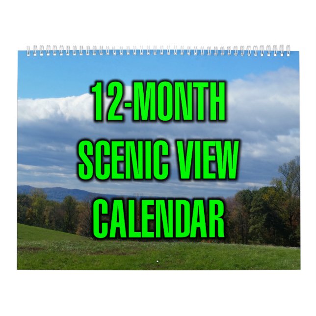 12-Monats-Panoramablick Kalender (Titelbild)