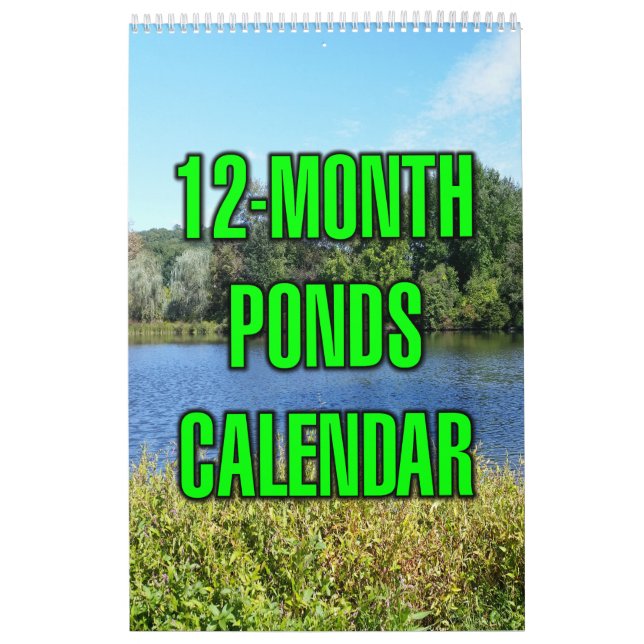 12-Monats-Teiche Kalender (Titelbild)