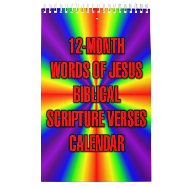 12-Monats-Worte Jesu Bibelverse Kalender (Titelbild)