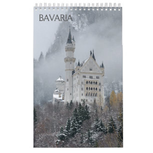 12 month Bavaria Wall Calendar Kalender