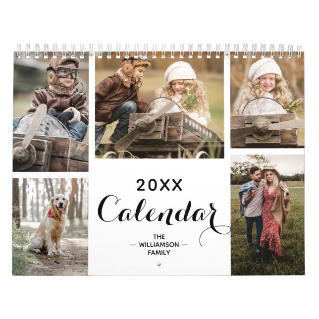 12 Month Family Custom Photo Kalender (Titelbild)