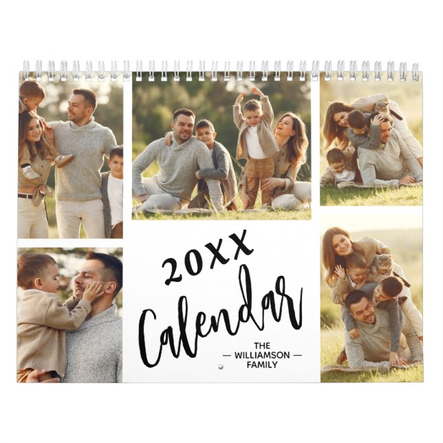 12 Month Family Custom Photo Kalender (Titelbild)